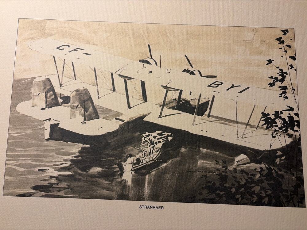 RARE Set of 16 Warren McCallister Pacific Western Airlines Collector Prints 9x12